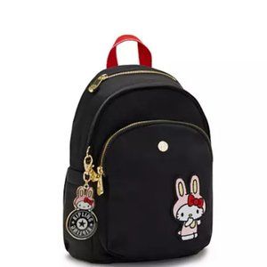 Kipling Hello Kitty Delia Mini Backpack Year of Rabbit - Black
